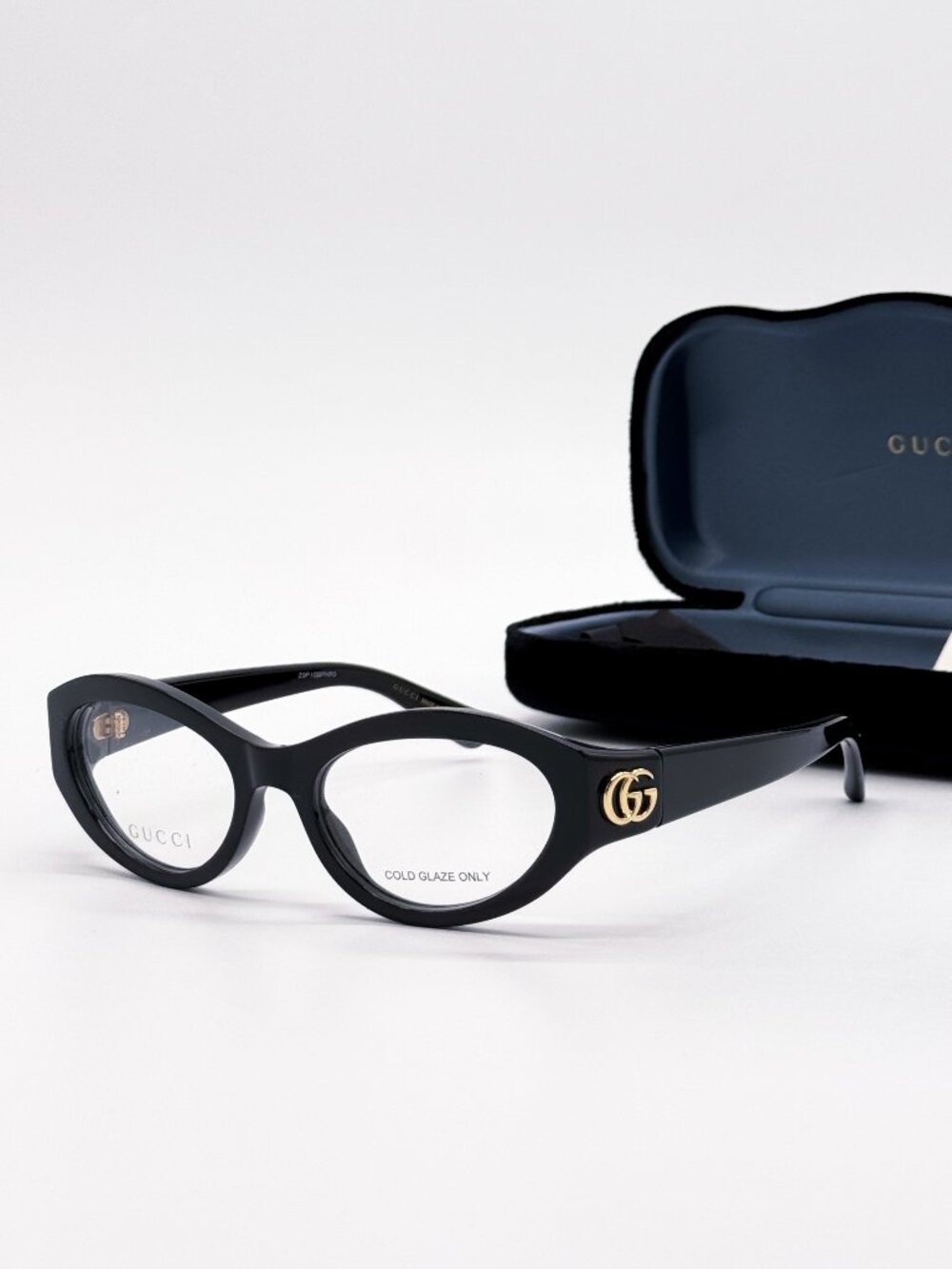 NEW GUCCI EYEGLASSES GG1405O 001 BLACK OVAL GUCCI EYEWEAR